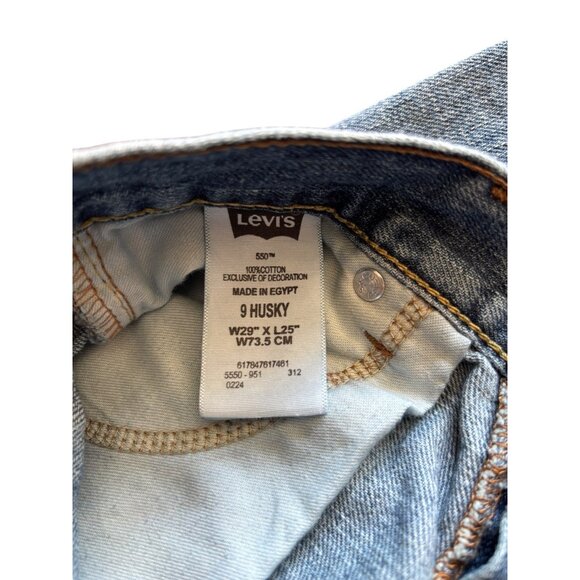 Levi's 550 Boys Blue Relaxed Jeans - Picture 4 of 6